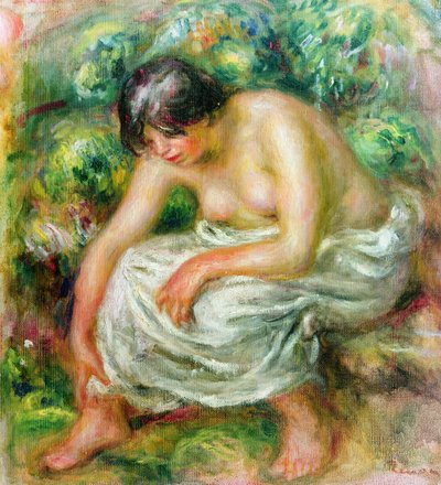 Die Toilette nach dem Bad, 1915 von Pierre Auguste Renoir